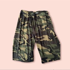 Camo Biker Shorts
